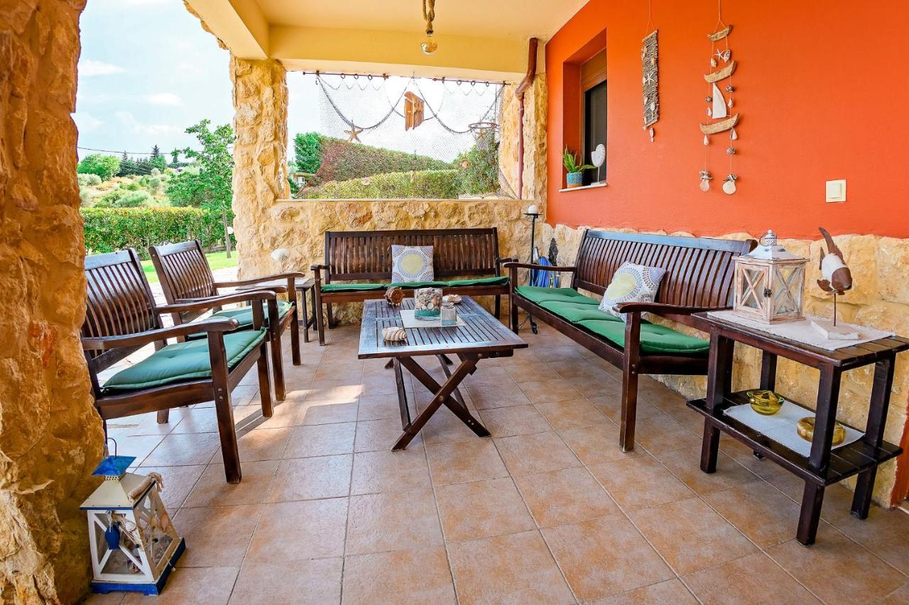 Villa Mariellie Nea Peramos  Luaran gambar